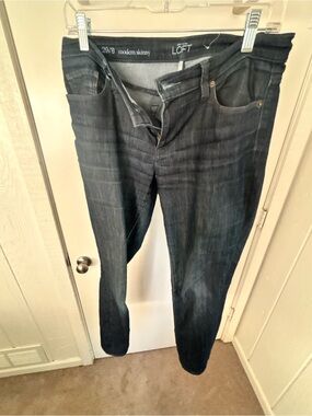 LOFT Modern Skinny Jeans - Indigo Wash